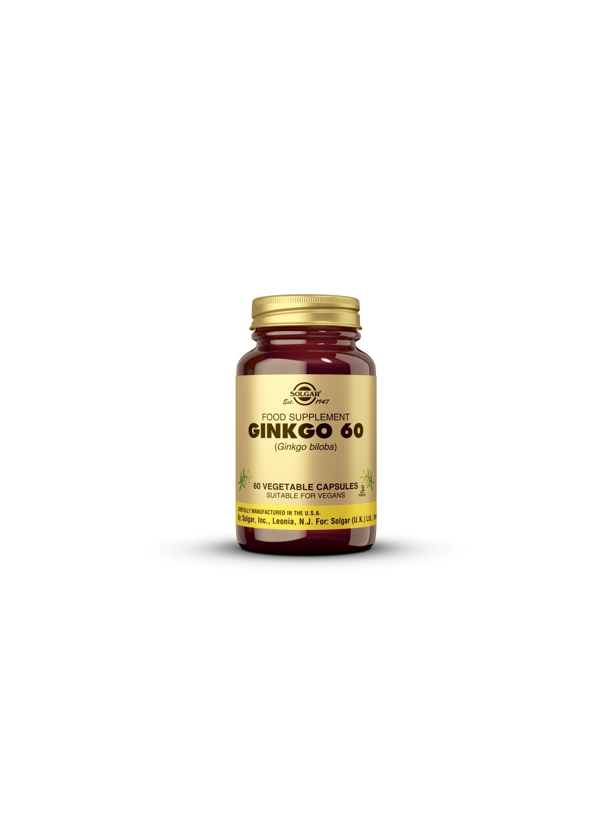 SOLGAR GINKGO BILOBA 60 CAPS