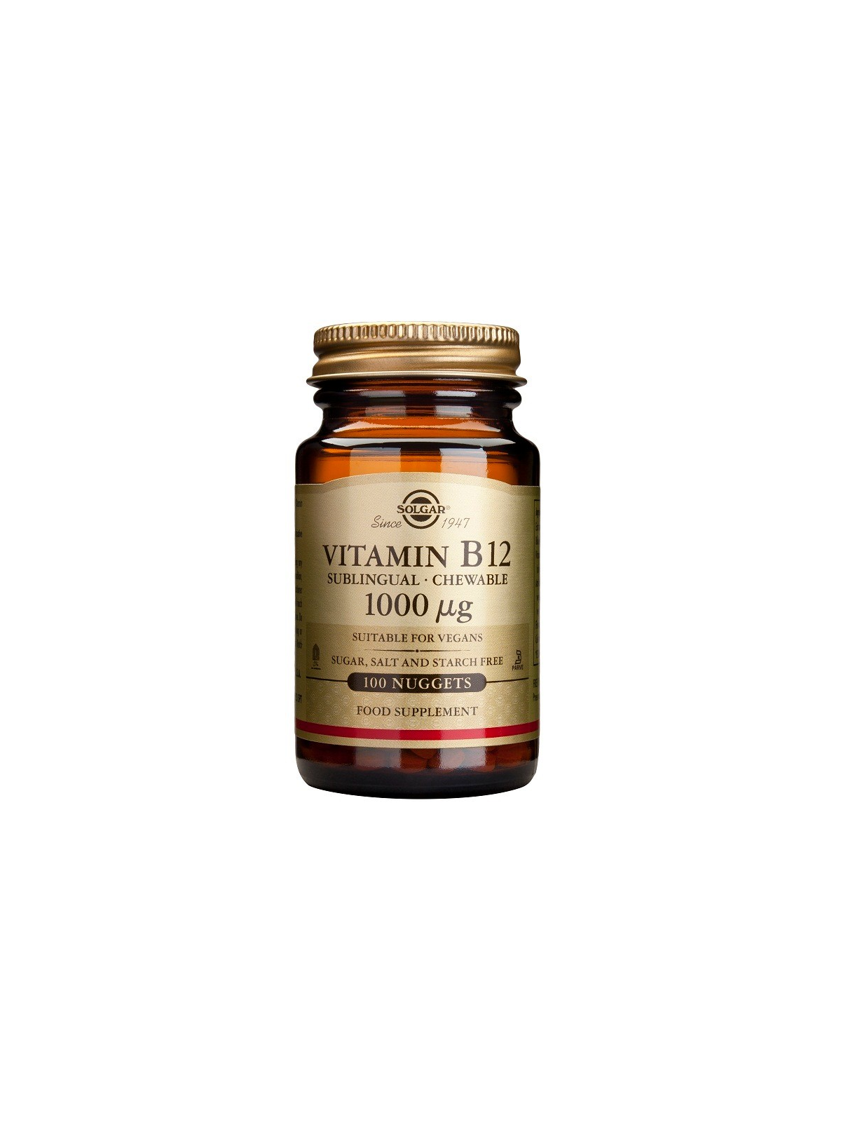 SOLGAR VITAMINA B12 1000MCG 100 COMPRIMIDOS