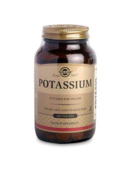 SOLGAR GLUCONATO DE POTASIO 99MG 100 COMPRIMIDOS
