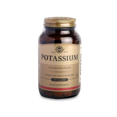 SOLGAR GLUCONATO DE POTASIO 99MG 100 COMPRIMIDOS