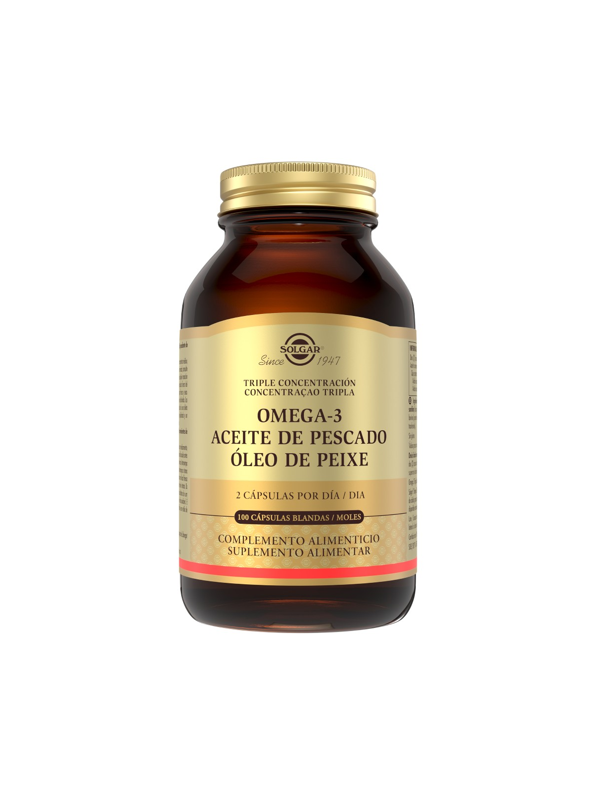 SOLGAR OMEGA 3 TRIPLE CONCENTRACION 100 CAPSULAS