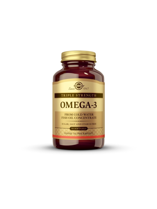 SOLGAR OMEGA -3 TRIPLE 50 CAPSULAS