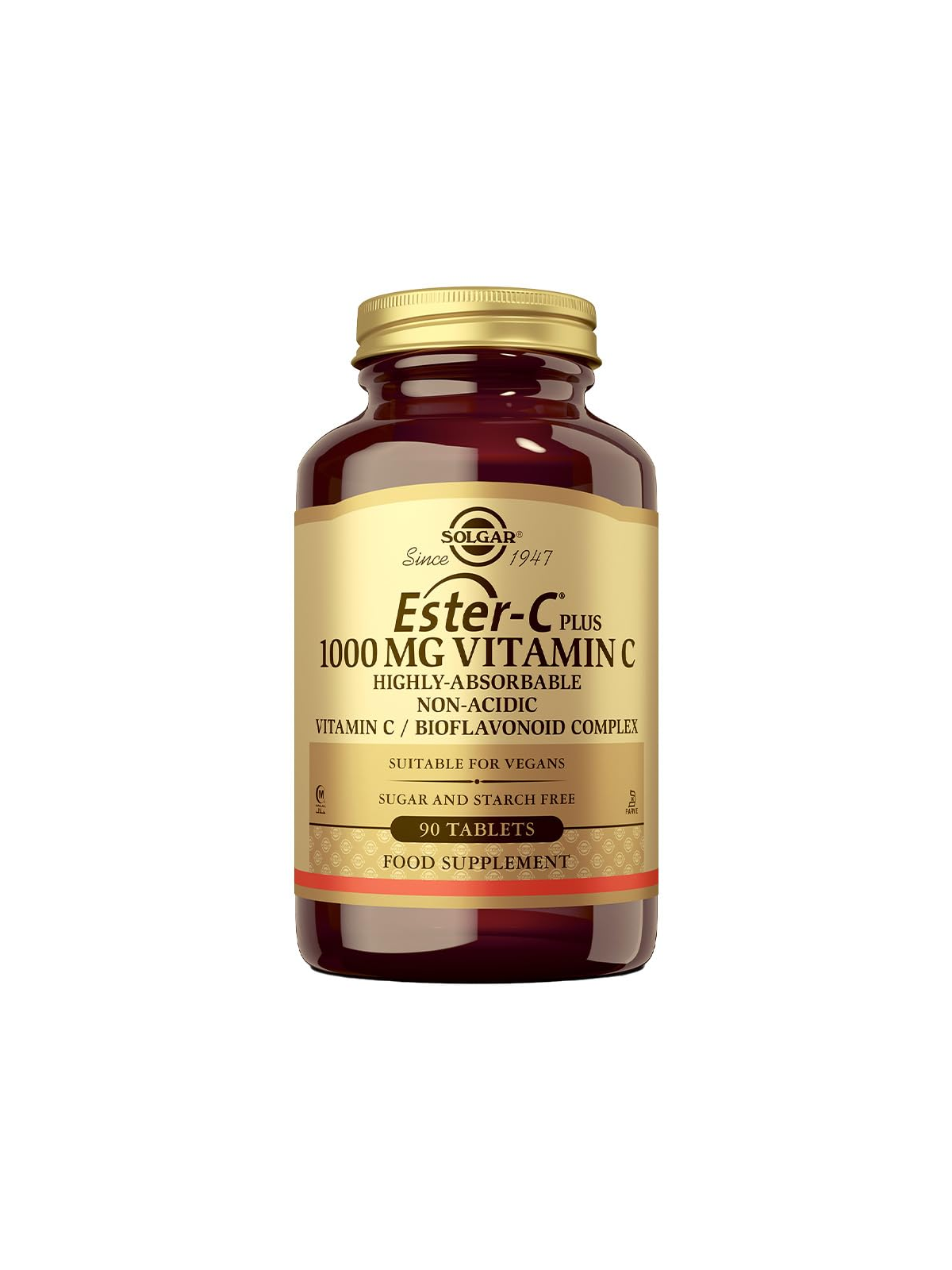 SOLGAR ESTER C PLUS 1000 MG VITAMINA C 90 COMPRI
