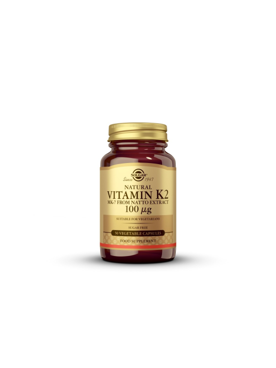 SOLGAR VITAMINA K2 100 MICROGRAMOS 50 CAPSULAS V