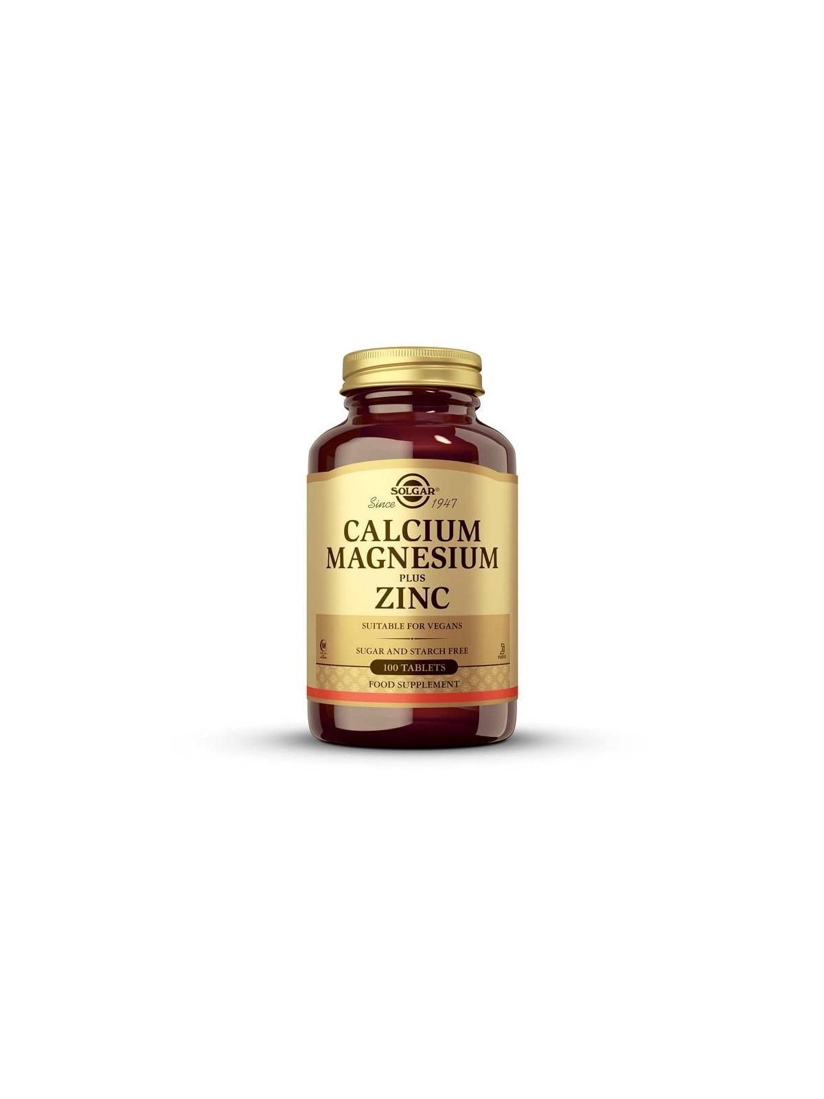 SOLGAR CALCIO Y MAGNESIO CON ZINC 100 COMPRIMIDO