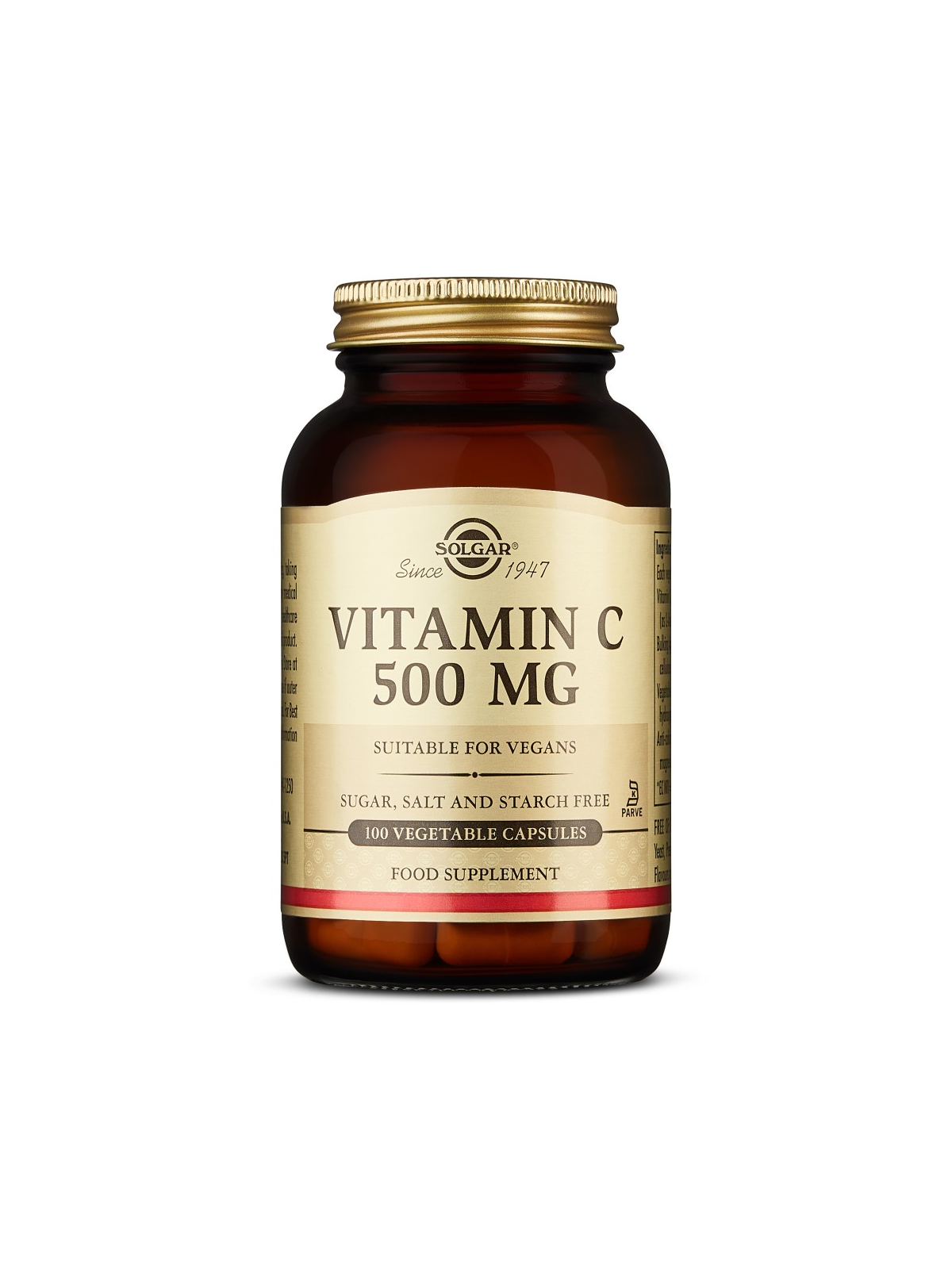 SOLGAR VITAMINA C 500MG 100 CAPSUL