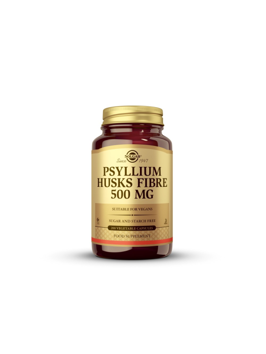 SOLGAR CÁSCARA PSYLLIUM (FIBRA) 500 MG 200 CAPS