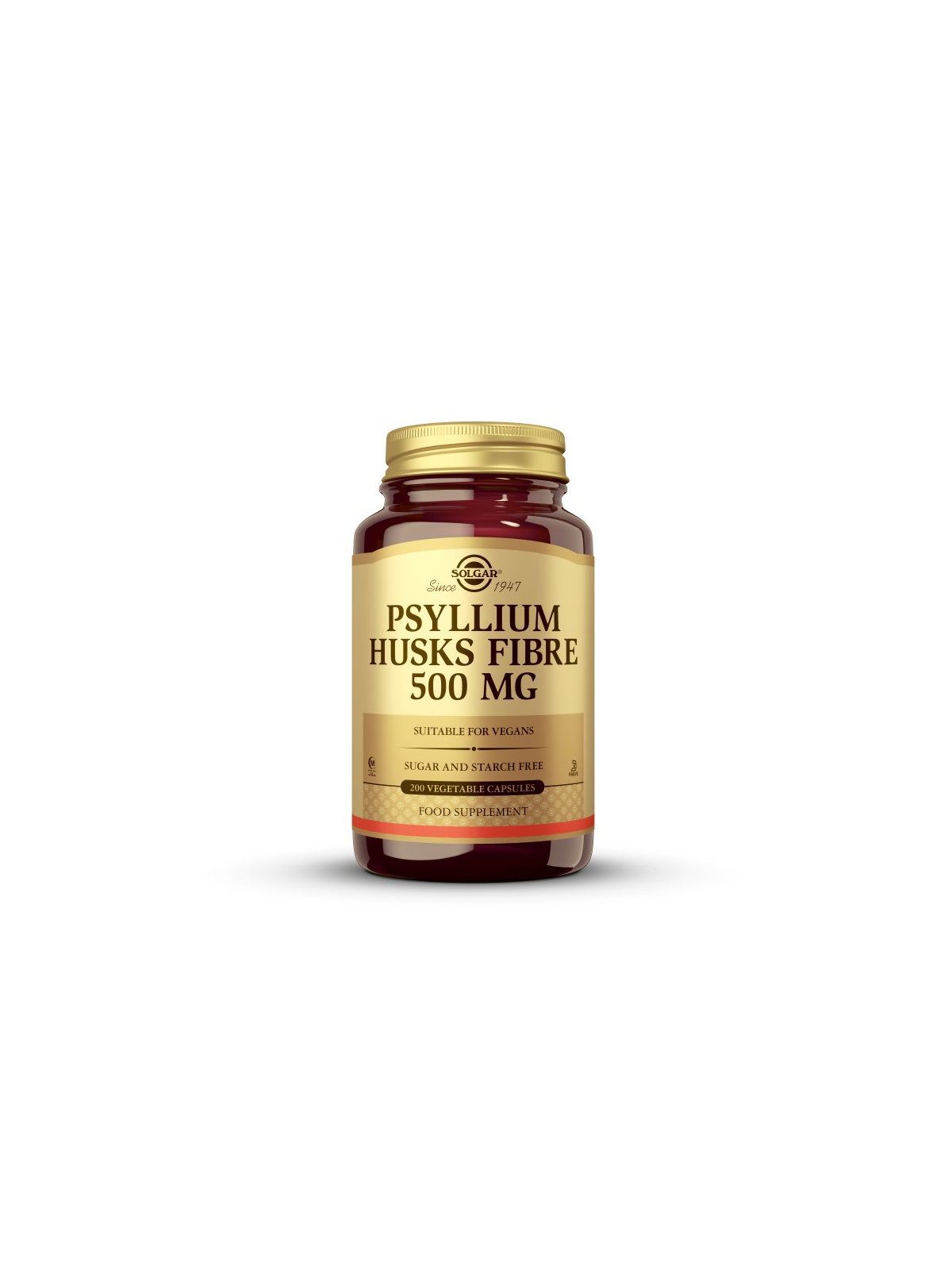 SOLGAR CÁSCARA PSYLLIUM (FIBRA) 500 MG 200 CAPS