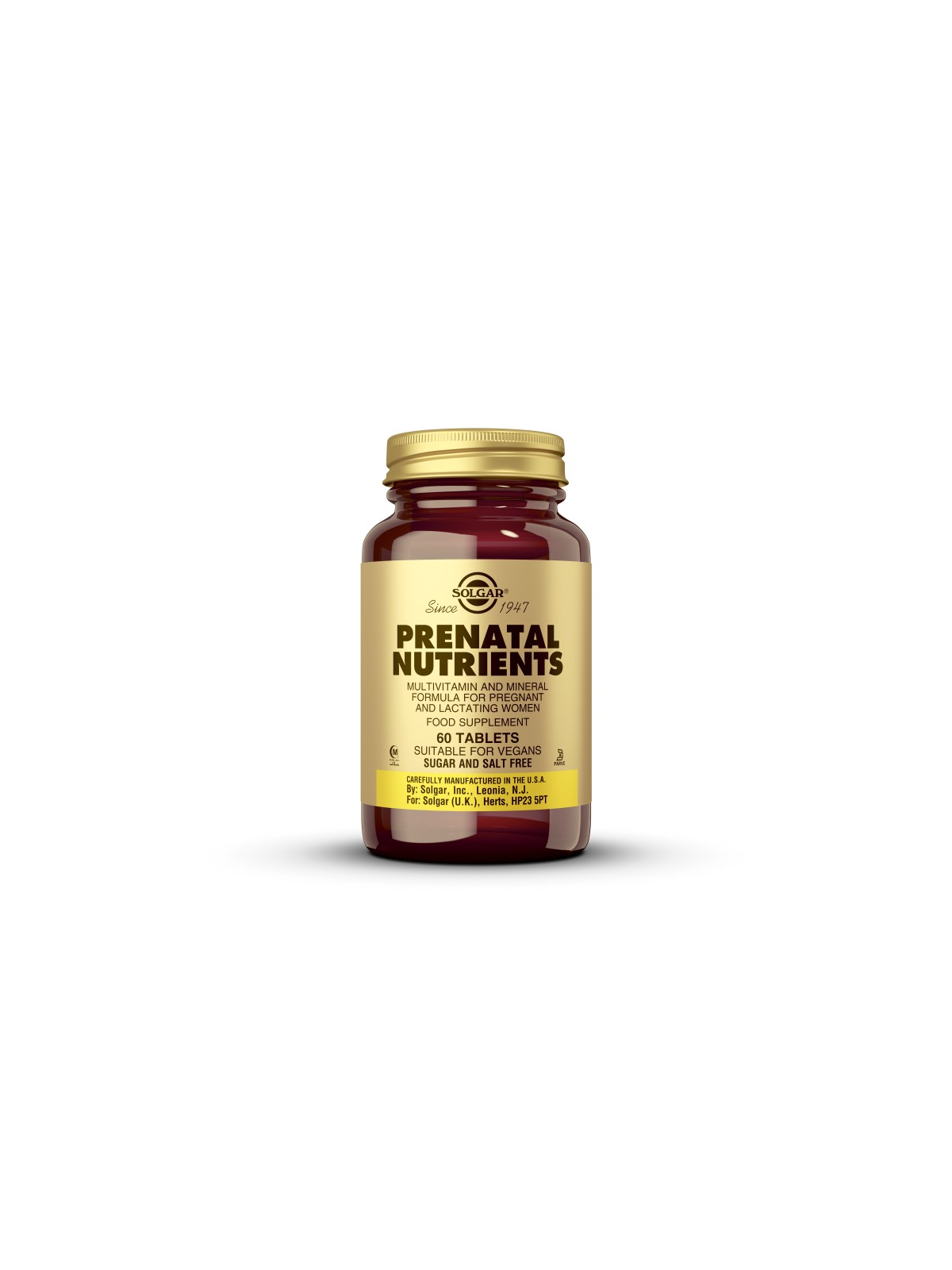 SOLGAR NUTRIENTES PRENATA 60CO