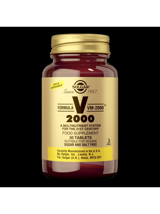 SOLGAR FORMULA VM-2000 30 COMPRIMIDOS