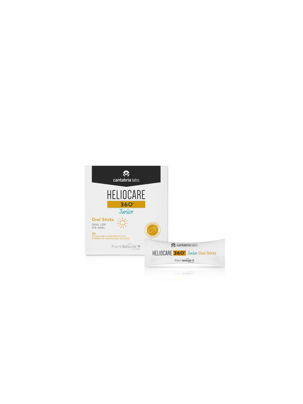 HELIOCARE 360 JUNIOR ORAL 20 STICKS